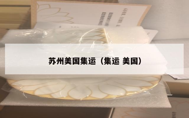 苏州美国集运（集运 美国）