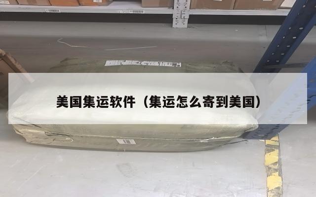 美国集运软件（集运怎么寄到美国）