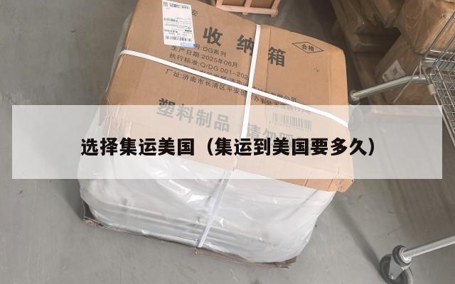 选择集运美国（集运到美国要多久）
