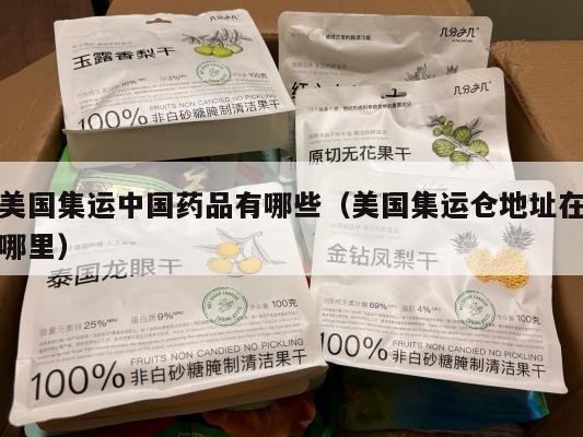 美国集运中国药品有哪些（美国集运仓地址在哪里）