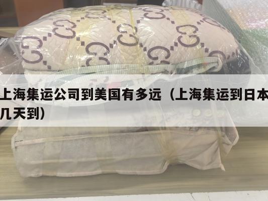 上海集运公司到美国有多远（上海集运到日本几天到）