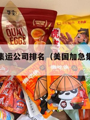 美国加急集运公司排名（美国加急集运公司排名前十）