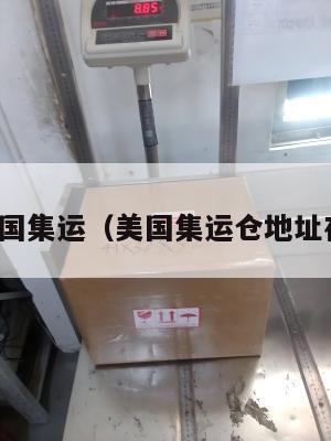 佛山美国集运（美国集运仓地址在哪里）