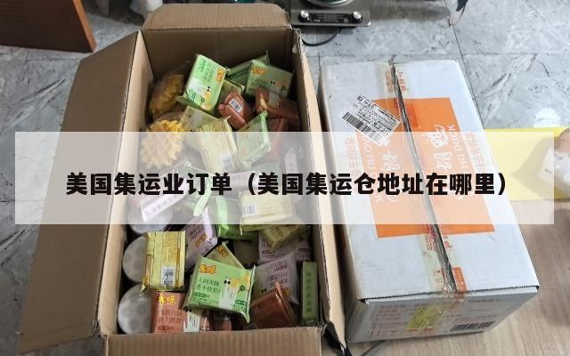 美国集运业订单（美国集运仓地址在哪里）