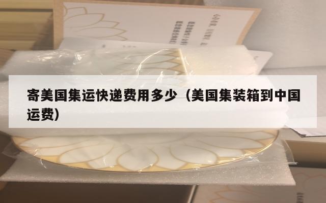 寄美国集运快递费用多少（美国集装箱到中国运费）