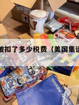 美国集运被扣了多少税费（美国集运被扣了多少税费啊）