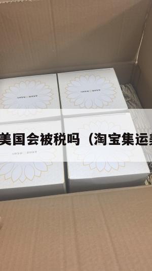 淘宝集运美国会被税吗（淘宝集运美国费用）