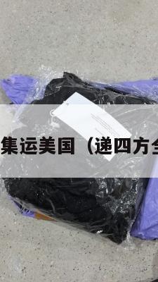 递四海外集运美国（递四方全球速递）