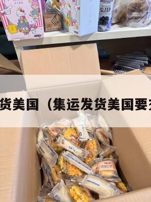 集运发货美国（集运发货美国要交税吗）