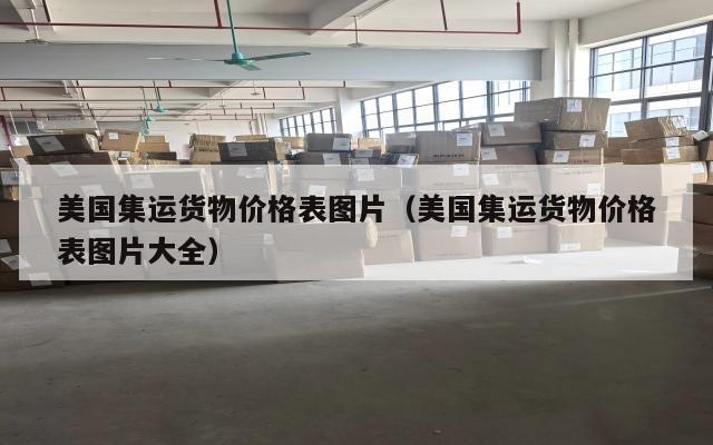 美国集运货物价格表图片（美国集运货物价格表图片大全）