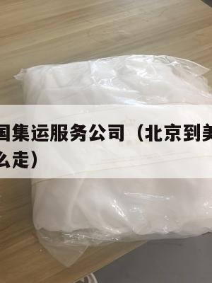 北京到美国集运服务公司（北京到美国集运服务公司怎么走）