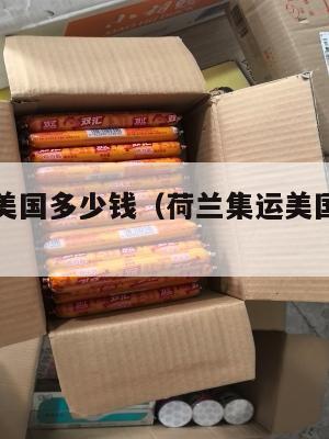 荷兰集运美国多少钱（荷兰集运美国多少钱一公斤）