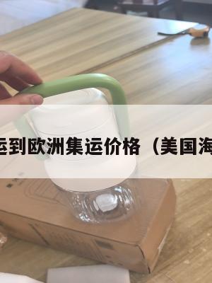 美国海运到欧洲集运价格（美国海运运费）