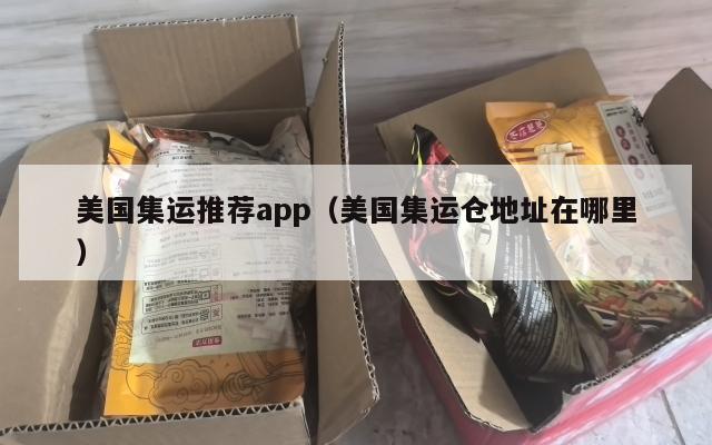 美国集运推荐app（美国集运仓地址在哪里）
