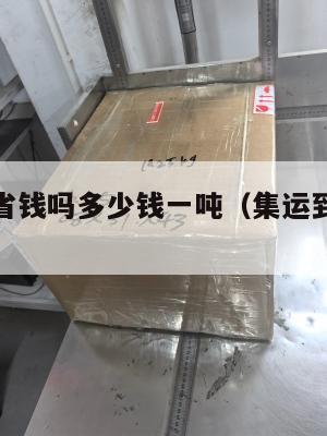 集运美国省钱吗多少钱一吨（集运到美国多少钱）