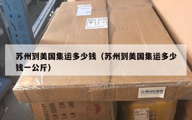 苏州到美国集运多少钱（苏州到美国集运多少钱一公斤）