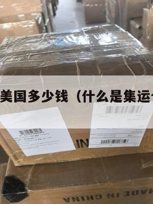 集运仓寄美国多少钱（什么是集运仓 发往国外）