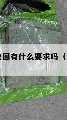 集运海运到美国有什么要求吗（集运是海运吗）