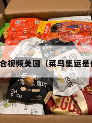 菜鸟集运仓视频美国（菜鸟集运是什么意思）