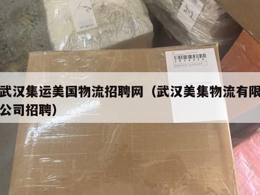 武汉集运美国物流招聘网（武汉美集物流有限公司招聘）