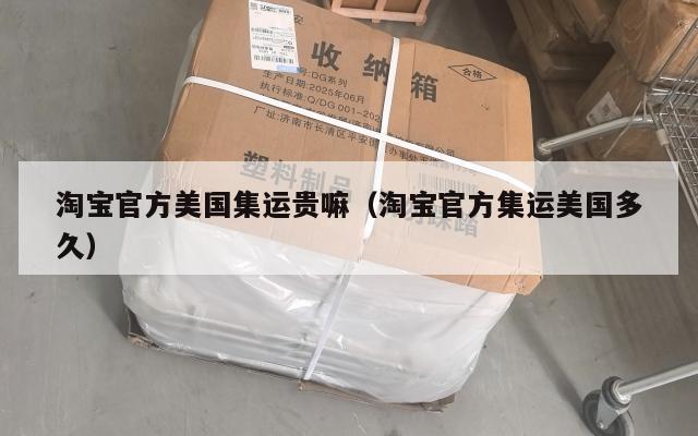 淘宝官方美国集运贵嘛（淘宝官方集运美国多久）
