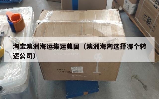 淘宝澳洲海运集运美国（澳洲海淘选择哪个转运公司）