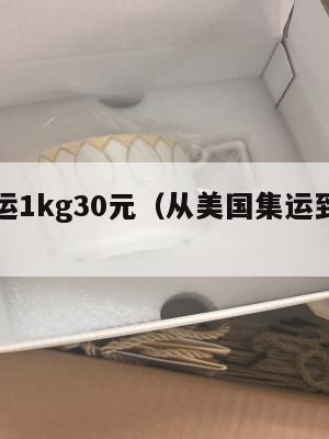 美国集运1kg30元（从美国集运到中国多少钱）