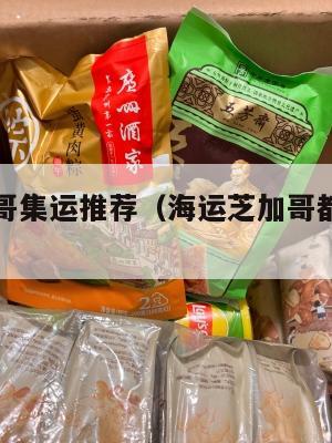 美国芝加哥集运推荐（海运芝加哥都是从哪里转进去）