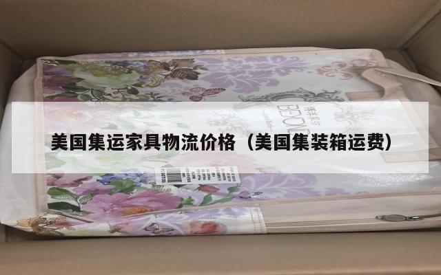 美国集运家具物流价格（美国集装箱运费）