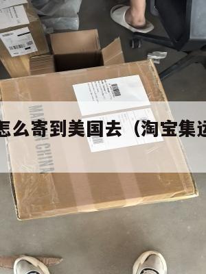 淘宝集运怎么寄到美国去（淘宝集运怎么寄到美国去的）