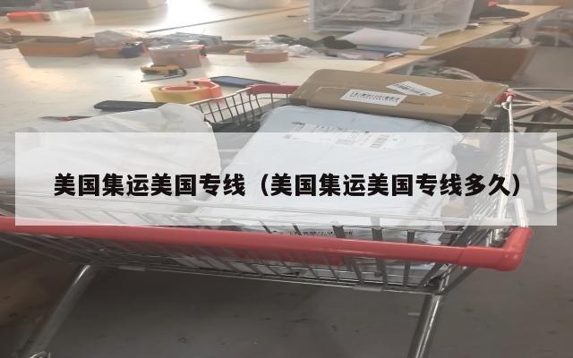 美国集运美国专线（美国集运美国专线多久）