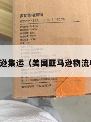 美国亚马逊集运（美国亚马逊物流收费标准）