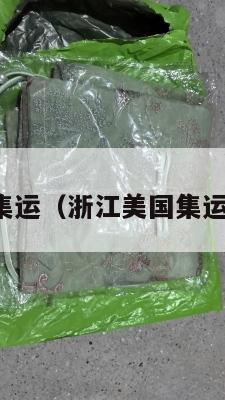 浙江美国集运（浙江美国集运中心地址）