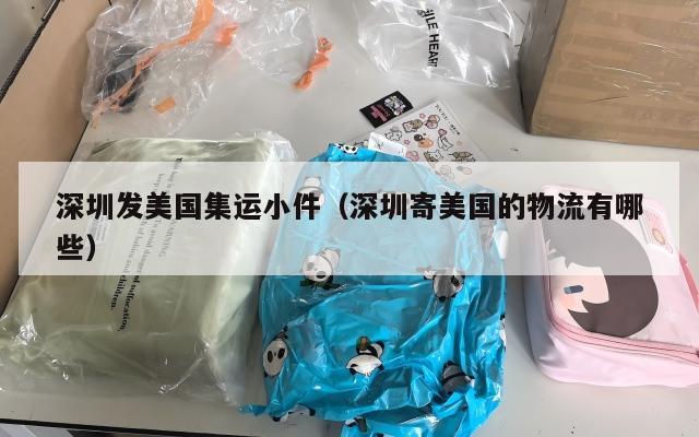 深圳发美国集运小件（深圳寄美国的物流有哪些）