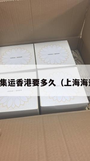 上海美国集运香港要多久（上海海运到美国）