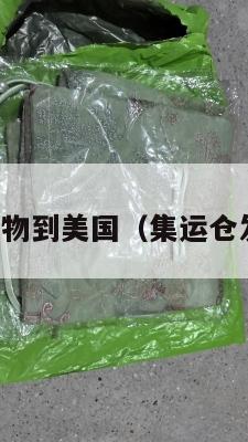 集运货物到美国（集运仓发美国）