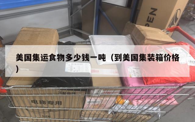 美国集运食物多少钱一吨（到美国集装箱价格）