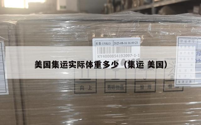 美国集运实际体重多少（集运 美国）