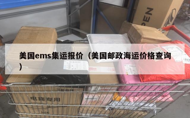美国ems集运报价（美国邮政海运价格查询）