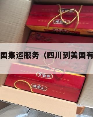 四川到美国集运服务（四川到美国有多久时间）