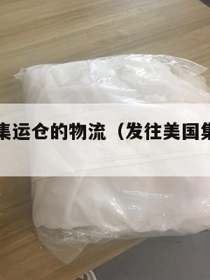 发往美国集运仓的物流（发往美国集运仓的物流要多久）