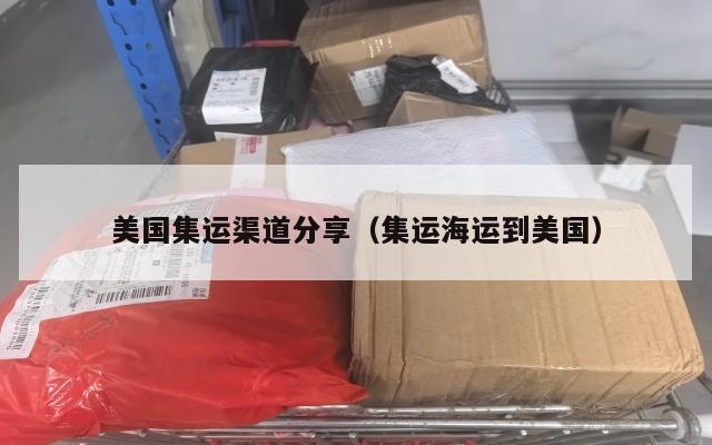 美国集运渠道分享（集运海运到美国）