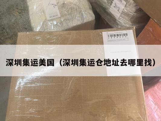 深圳集运美国（深圳集运仓地址去哪里找）