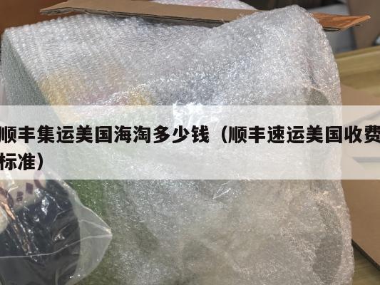 顺丰集运美国海淘多少钱（顺丰速运美国收费标准）