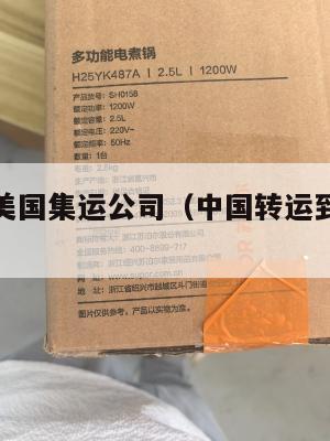 中国转运美国集运公司（中国转运到美国哪个公司好）