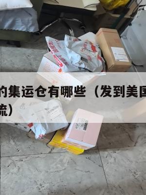 发到美国的集运仓有哪些（发到美国的集运仓有哪些物流）