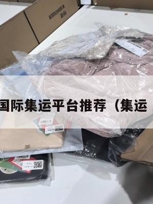 美国国际集运平台推荐（集运 美国）