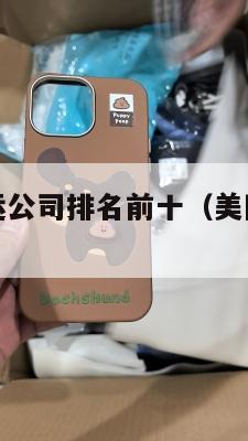 美国渠道集运公司排名前十（美国海淘转运公司排名）