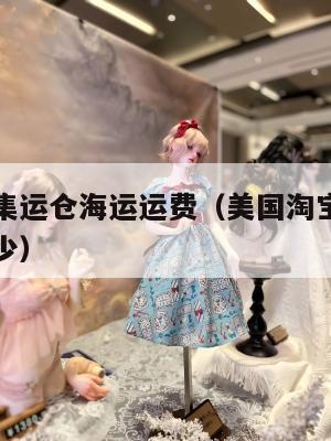 美国淘宝集运仓海运运费（美国淘宝集运仓海运运费多少）