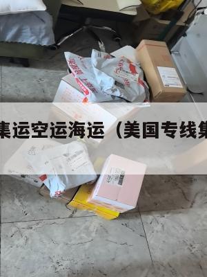 美国专线集运空运海运（美国专线集运空运海运要多久）